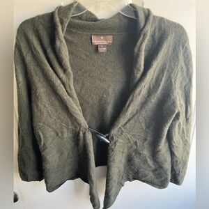 3/$30 BUNDLE DEAL!! Fenn Wright Manson 
 Green 100% Cashmere Cardigan Size Small